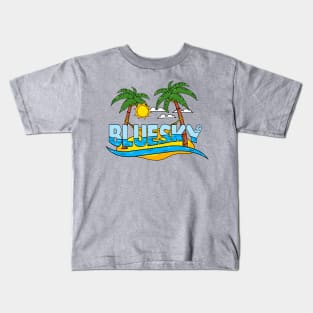 blue sky Kids T-Shirt